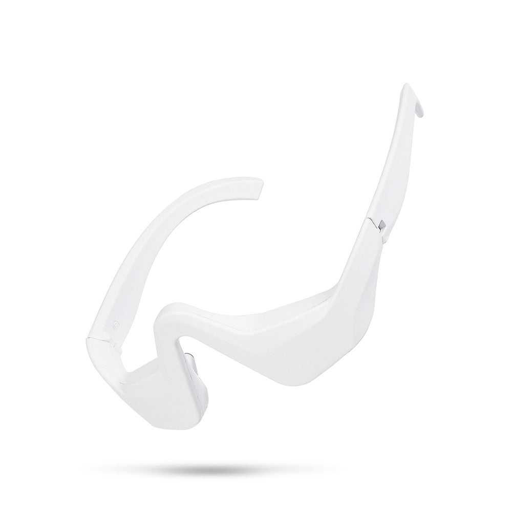 Eye Massager Relieves Eye Fatigue Eyes Massage Glasses Eye Fatigue Relief Massager Under-Eye Glasses Massager White