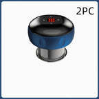 Electric Vacuum Cupping Massage Body Cups Anti-Cellulite Therapy Massager For Body Electric Guasha Scraping Fat Burning Slimming Blue 2pcs USB
