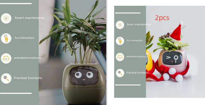 Smart Planter Endless Fun Over 49 Rich Expressions 7 Smart Sensors And AI Chips Make Raising Plants Easy And Fun Set15 Small