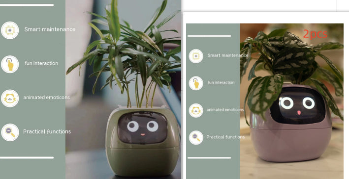 Smart Planter Endless Fun Over 49 Rich Expressions 7 Smart Sensors And AI Chips Make Raising Plants Easy And Fun Set19 Small