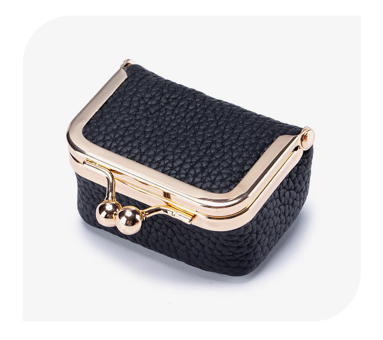 Mini Coin Purse Female Creative Storage And Carrying Black