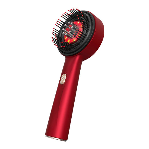 Electric Massage Comb Home Scalp Drain Comb Red Light Anti-slip Hair Care Multi-functional Massage Comb Red