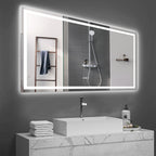(Same as W134070942/L4004) 72'×36' LED Mirror Light Bathroom,anti-Fog & Dimming Led Bathroom Vanity Mirror Default