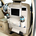 HQ Leather Car Seat Organizers Beige