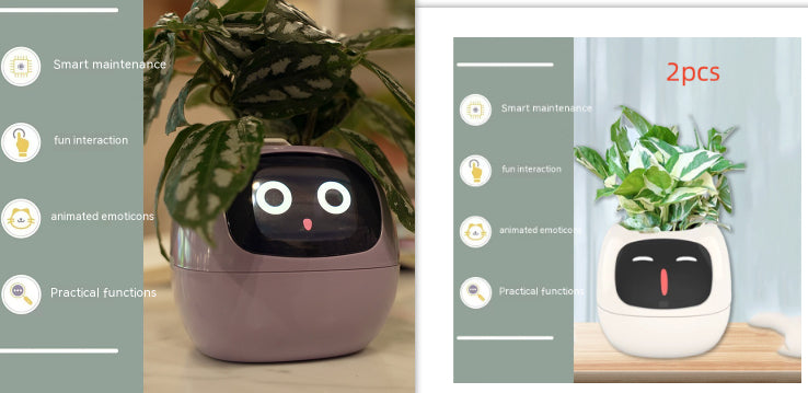 Smart Planter Endless Fun Over 49 Rich Expressions 7 Smart Sensors And AI Chips Make Raising Plants Easy And Fun Set25 Small