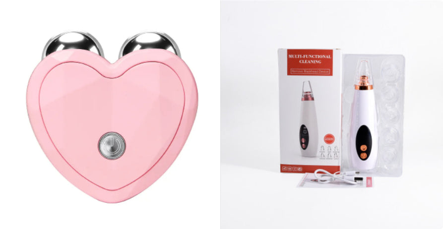 Blackhead Pore Vacuum Cleaner Nose Cleanser Blackheads Remover Blackhead Acne Removal Button Face Suction Beauty Skin Care Tool White set USB