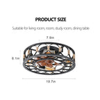 Caged Ceiling Fan with Lights Remote Control, Low Profile Flush Mount Farmhouse Modern Ceiling fans, 6 Speeds Reversible Blades, 5 LED Bulbs Include(Black)