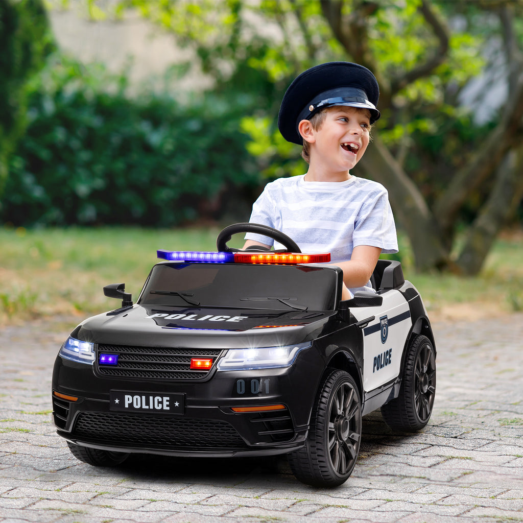 12V Kids Ride on Car w/ Remote Control Black 1125x575x355 mm