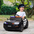 12V Kids Ride on Car w/ Remote Control Black 1125x575x355 mm