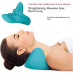 Cervical Spine Massage Pillow Gravity Acupressure Neck Massager Cervical Spine Pillow Neck Shoulder Massage Pillow Home Traction Corrector Massager