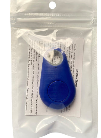 Water Drop Bluetooth-compatible Anti Lost Object Finder Royal blue