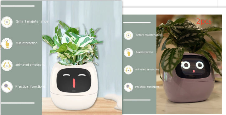 Smart Planter Endless Fun Over 49 Rich Expressions 7 Smart Sensors And AI Chips Make Raising Plants Easy And Fun Set21 Small
