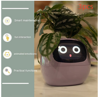 Smart Planter Endless Fun Over 49 Rich Expressions 7 Smart Sensors And AI Chips Make Raising Plants Easy And Fun Set6 Small
