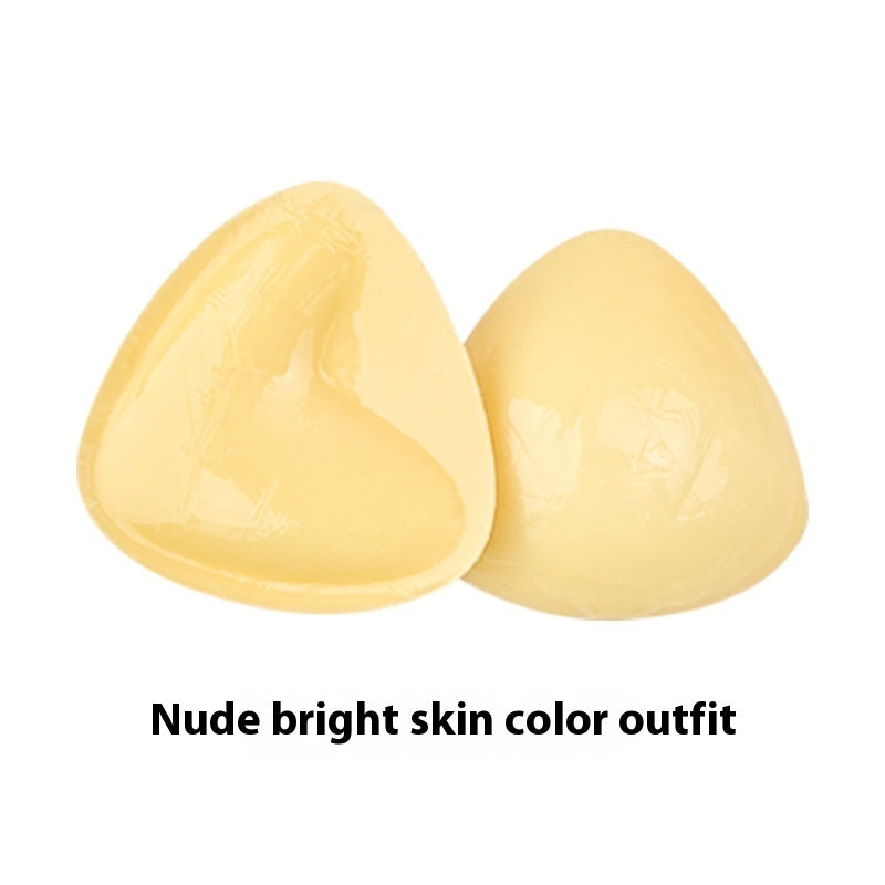 Double Sided Adhesive Sticky Bra Inserts Push Up Thick Sponge Breast Lift Pads Women Swimsuit Bikini Cup Enhancer Bare Goods Brighten Skin Pack