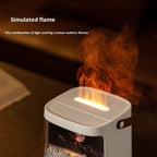 3D Starry Sky Flame Aromatherapy Machine Desktop Home Humidifier