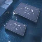 2PC Waterproof Kitchen Mat Non Slip Desk/Floor Mats for House Sink Office Pet Feeding Mat Quick Dry Mat for Dog and Cat BLUE 400mm x 600mm United States