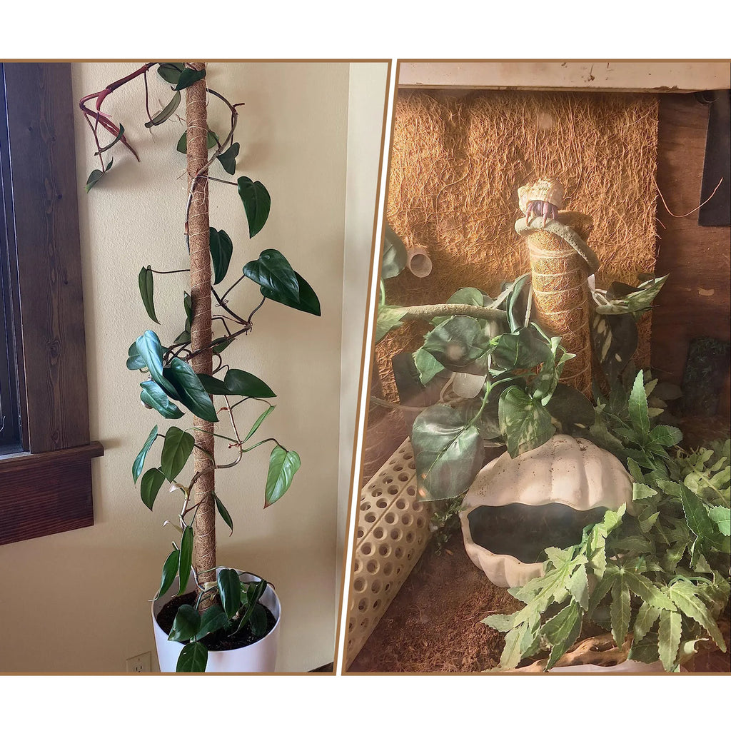 Coco Liner Roll, 16 x 160 Inch Coconut Fiber Liners for Planter Window Box Flower Basket, Reptile Carpet, Garden Decoration