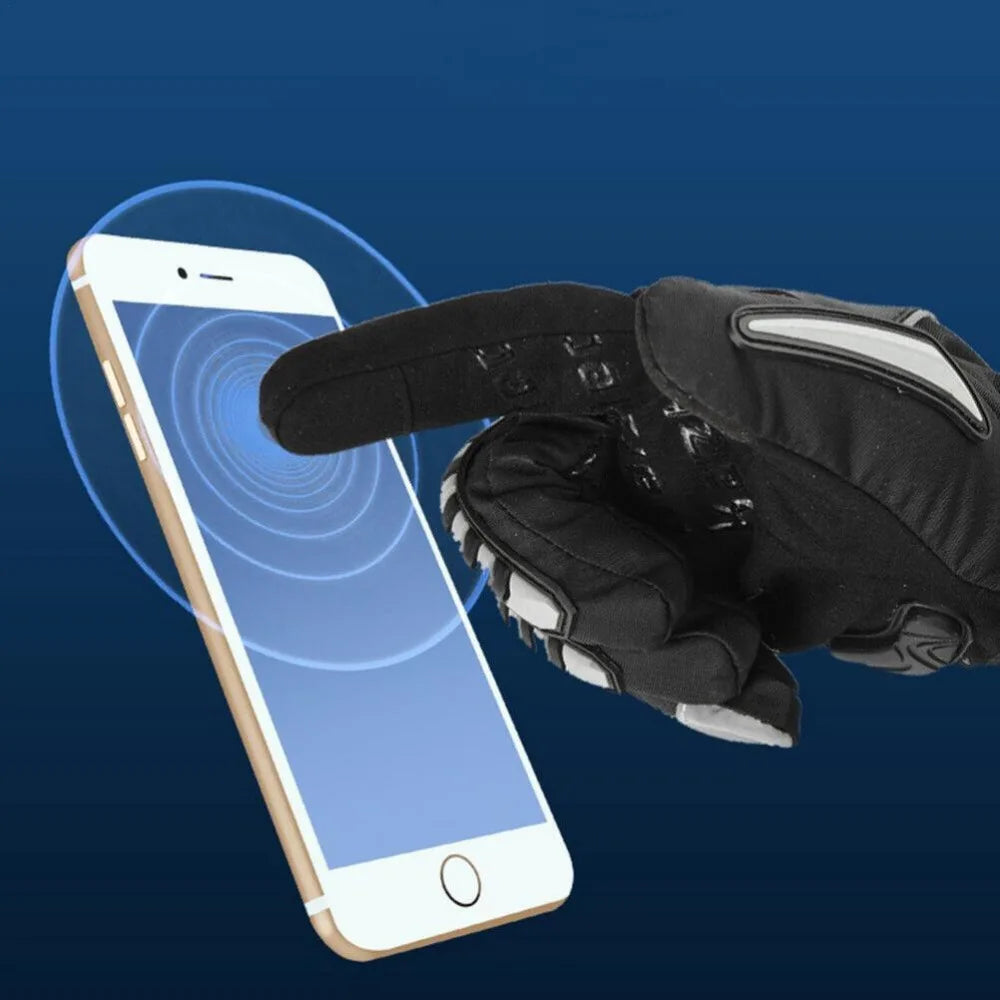Winter Motorcycle Gloves for Men Women Touch Screen Motocross Riding Gloves Windproof Cold Weather Warmer Full Finger Gloves