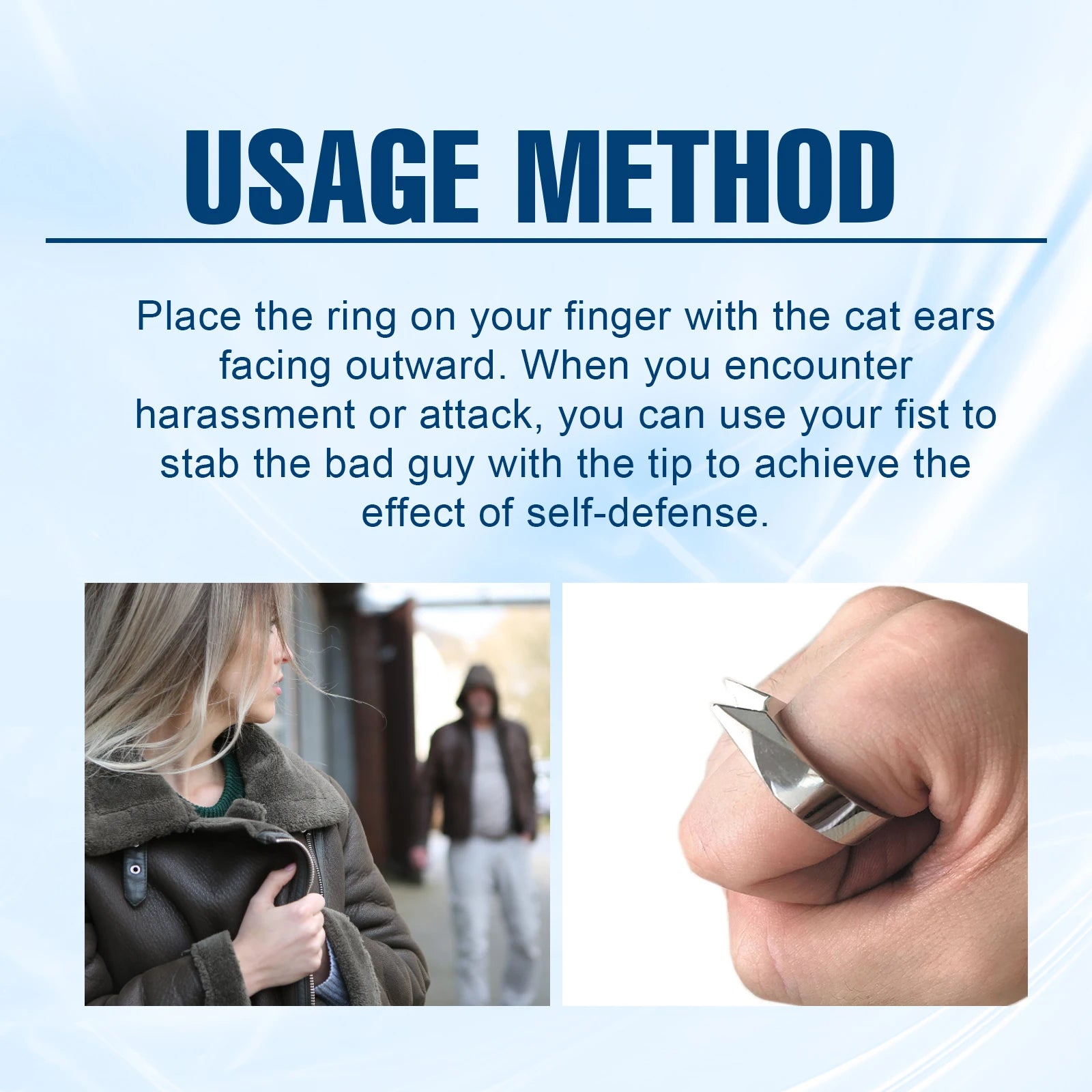 Jue-Fish Cat Ear Ring, Pair Rings For Men And Women Accessorize Fashion Trends With Accessory Rings