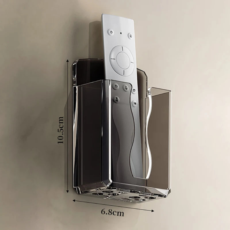 Air Conditioner Remote Holder Universal White Wall Mounted Box Storage Remote Controller Holder Phone Charging Bracket Holder Black United States