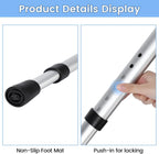 Adjustable Raised Toilet Seat Back and Handles Paper Holder Raised Cover for Senior up to 500lbs for Elderly and Disabled Safety