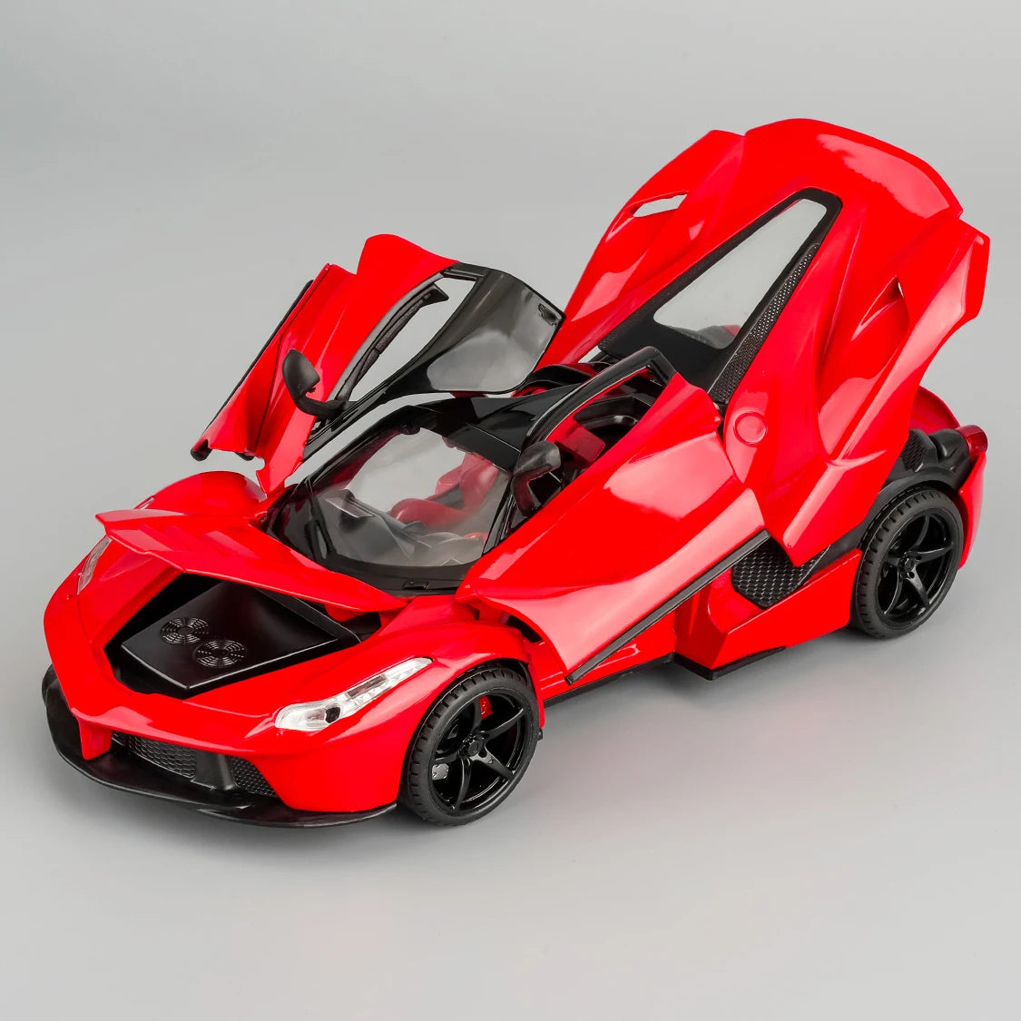 Simulation 1:24 Alloy Super Car Model Sound Light Collective Miniature Voiture Children Boy Diecast Toy Vehicle Red United States