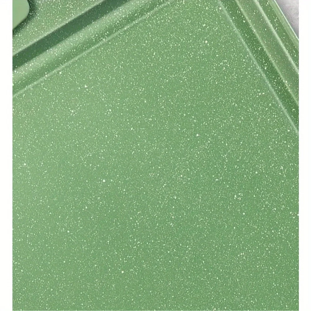 Carbon Steel Baking Pan Set - Nonstick Marble Coating, with Silicone Handles, Kitchen Essentials, Oven Safe, Set of 8