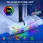 BEBONCOOL S3000 Vertical Stand For PlayStation 5 Slim/PlayStation 5 Cooling Station Notebook-Grade Cooler DualSense Charger