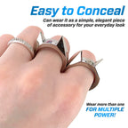 Jue-Fish Cat Ear Ring, Pair Rings For Men And Women Accessorize Fashion Trends With Accessory Rings