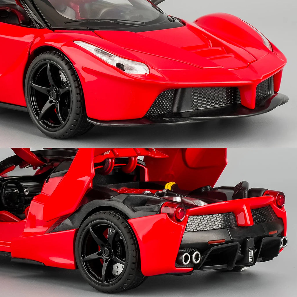 Simulation 1:24 Alloy Super Car Model Sound Light Collective Miniature Voiture Children Boy Diecast Toy Vehicle