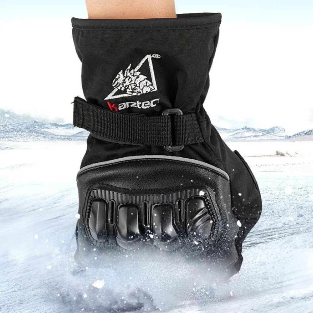 Winter Motorcycle Gloves for Men Women Touch Screen Motocross Riding Gloves Windproof Cold Weather Warmer Full Finger Gloves