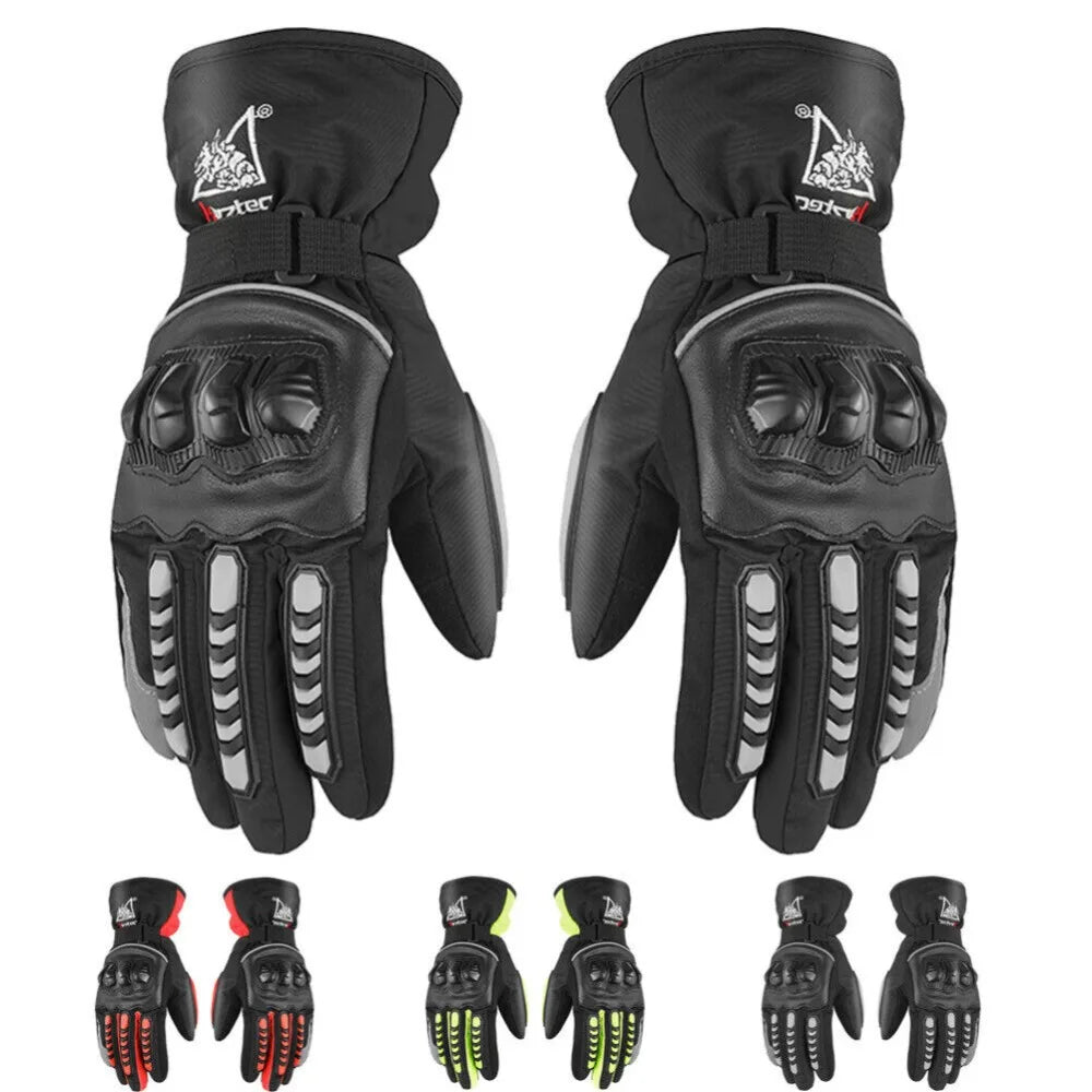 Winter Motorcycle Gloves for Men Women Touch Screen Motocross Riding Gloves Windproof Cold Weather Warmer Full Finger Gloves