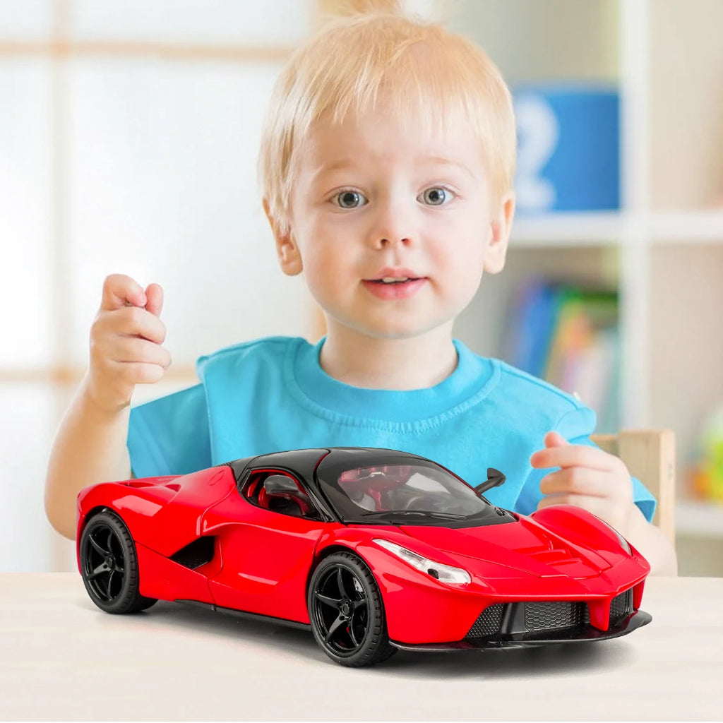 Simulation 1:24 Alloy Super Car Model Sound Light Collective Miniature Voiture Children Boy Diecast Toy Vehicle