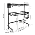 62/82cm Sink Storage Rack - Durable, Space-Saving Design for Organizing Kitchen Essentials 62cm United States