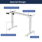 Electric Standing Desk Height Adjustable Desk for Home and Office Computer Table Gaming Desk Modern Luxiury Table 55' Lift-up Desk