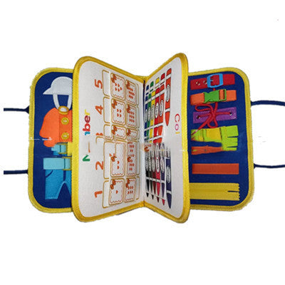New Busy Book Children's Busy Board Dressing And Buttoning Learning Baby Early Education Preschool Sensory Learning Toy L
