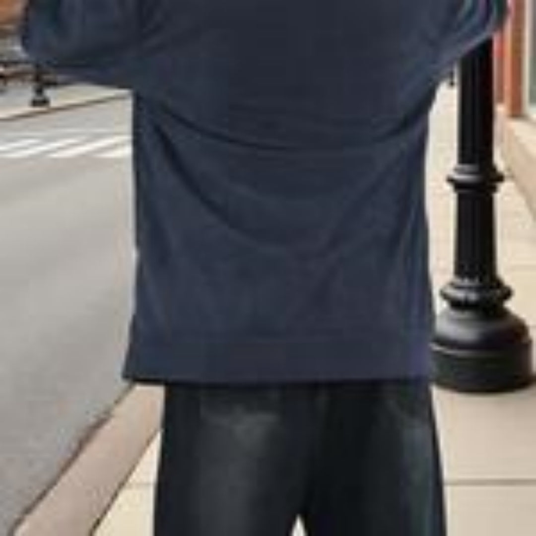 Export Quality English European And American Sizes Jacquard Round Neck Hoodie For Men