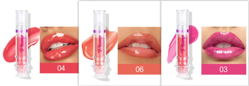 New Tube Lip Rich Lip Color Slightly Spicy Lip Honey Lip Glass Mirror Face Lip Mirror Liquid Lipstick Set1