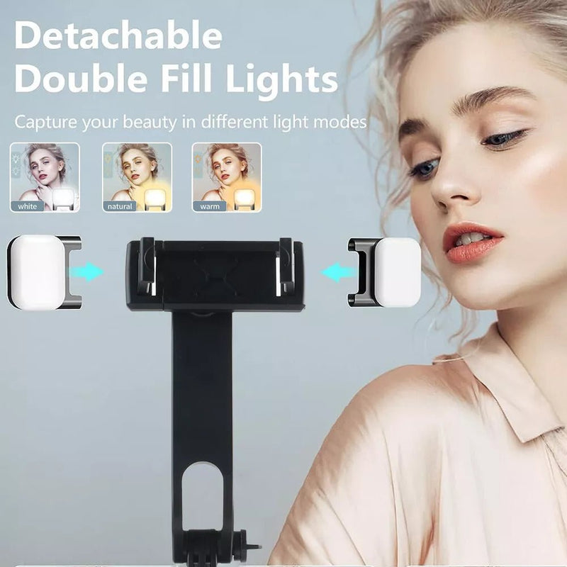 360 Rotating Pan Tilt Selfie Stick Tripod