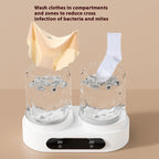 Double Bucket Laundry Cup Mini Underwear Washing Machine