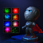 Hot-selling Mecha Samurai Starry Sky Projection Night Light, An Ambient Light That Can Be Customized. It's A Popular Cross-border Product, A Small Night Light For Children's Bedrooms.