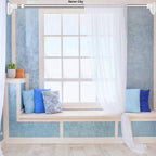 Telescopic Rod No-drill Balcony Clothes Hanger Bathroom