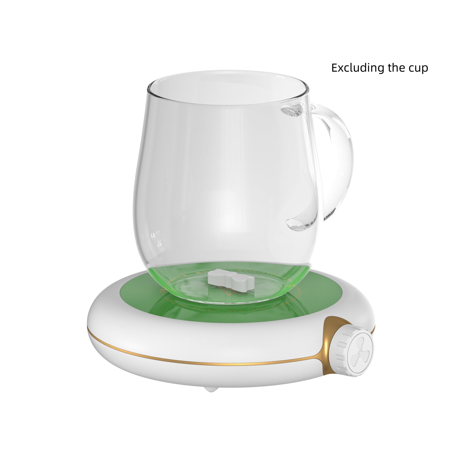 Heating Constant Temperature Magnetic Stirring Coaster White USB