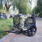 Camouflage Folding Bicycle Trailer Black