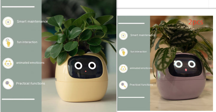 Smart Planter Endless Fun Over 49 Rich Expressions 7 Smart Sensors And AI Chips Make Raising Plants Easy And Fun Set22 Small