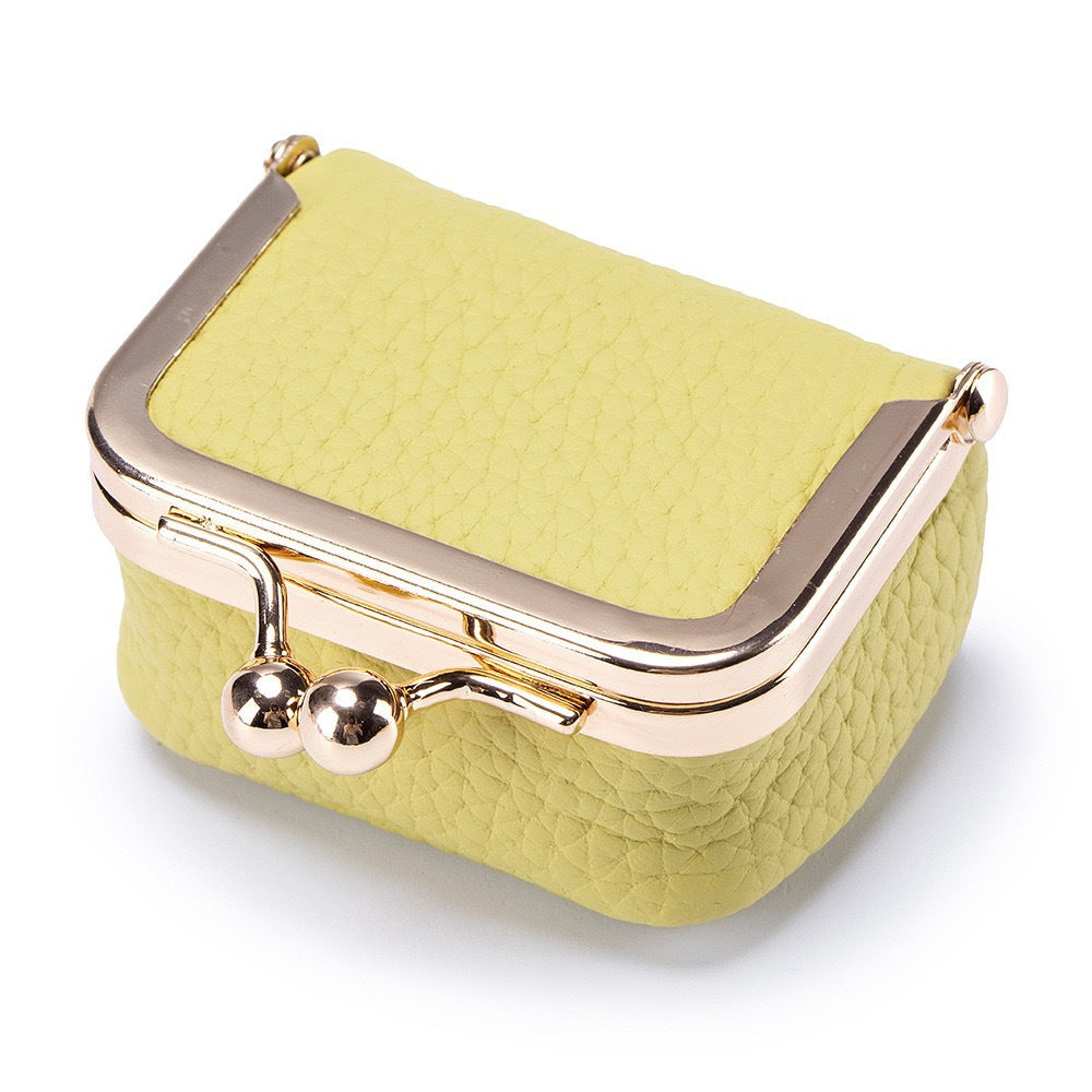 Mini Coin Purse Female Creative Storage And Carrying Yellow