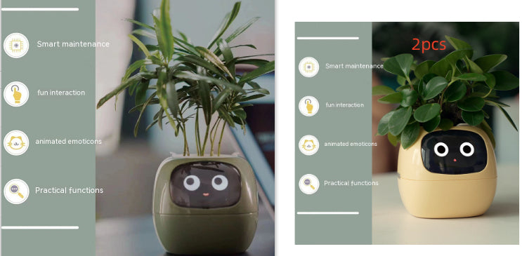 Smart Planter Endless Fun Over 49 Rich Expressions 7 Smart Sensors And AI Chips Make Raising Plants Easy And Fun Set27 Small
