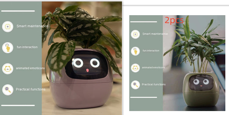 Smart Planter Endless Fun Over 49 Rich Expressions 7 Smart Sensors And AI Chips Make Raising Plants Easy And Fun Set12 Small