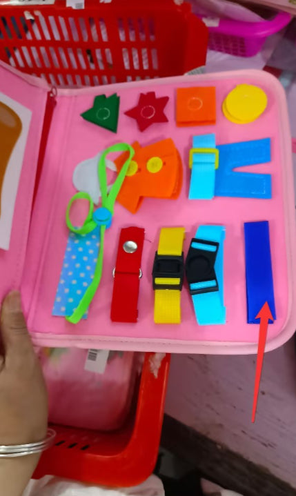 New Busy Book Children's Busy Board Dressing And Buttoning Learning Baby Early Education Preschool Sensory Learning Toy M