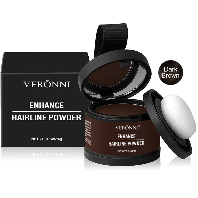 14 Color Hair Line Powder Black Root Up Natural Instant Waterproof Hairline Shadow Concealer Coverage Paint Repair Fill In Hair Dark Brown